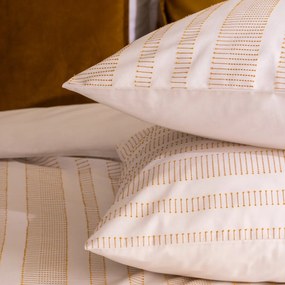 Спално бельо atmosphera Isao, Релефен памук с ефект лен - 240x220 cm