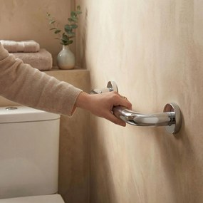 Прав дръжка за баня Chrome 40cm