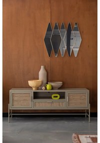 Бежова маса за телевизор от масивна ела 148x60x38 cm Yasu – Dutchbone