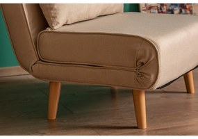 Кремав фотьойл Folde - Artie