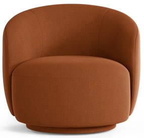 Въртящо се кресло в тухлен цвят Letizia – Micadoni