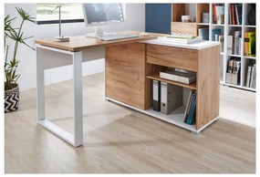 Работна маса от дъб 120x117 cm Lioni - Germania