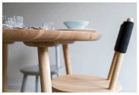 Маса за хранене от естествено масивно дърво , ⌀ 90 cm Naïve - EMKO