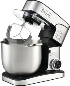 Планетарен миксер Goldmann GM-1115DP, 3500W, 16 л, 6 скорости + импулси, Таймер, Иноксова купа, LED, Инокс