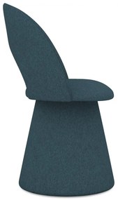 Тапициран трапезен стол в петролен цвят Kalo – Makamii