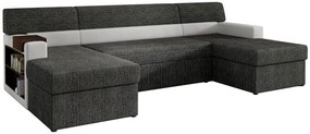 Ъгъл диван Mark-Left-Gray Dark