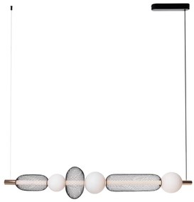 MAXLIGHT P0593 - LED Пендел BORA LED/29W/230V бял/черен