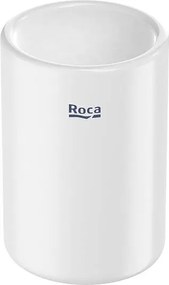 Чаша за четка за зъби, A3870ZK000, Roca, бял, 7.5х7.5х11см