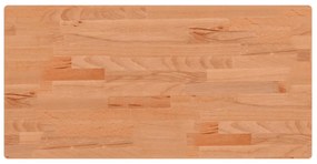 3188893 vidaXL Плот за маса 80x40x2,5 см правоъгълен масивен бук