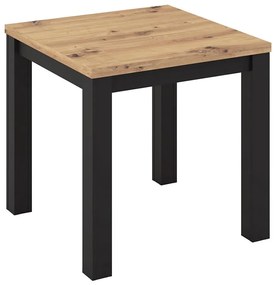 Разтегателна трапезна маса ZARO дъб Artisan/черна