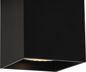 Интелигентен прожектор черен вкл. WiFi GU10 - Qubo