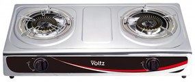 Двоен газов котлон Oliver Voltz OV51454BD, 6.9 kWh, 30 mbar, Чугунени горелки, Без защита, Инокс
