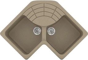 Мивка Sanitec 310-Granite Taupe