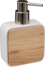 Дозатор за сапун 5five Natureo, Смола - Бял
