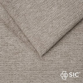 Сиво/кафяво двойно легло 180x200 cm тапицирано без ламелно дъно Smart – Meise Möbel