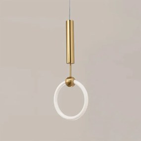 Висяща LED лампа LHJ059-1CP Brush Gold