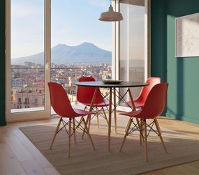 Кухненски стол Fiore KD-червен