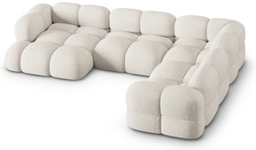 Бежов ъглов диван (десен ъгъл/U форма) Loretto – Cosmopolitan Design