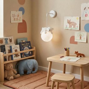 СТЕННА ЛАМПА АПЛИК WHITE BEAR G161-1W