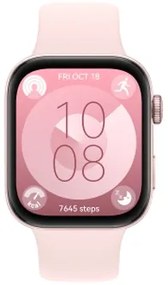Часовник Huawei Watch Fit 3 Nebula Pink, Solo-B09S, 1.82" AMOLED, 480x408, SPO2, BT5.0, 5ATM, 400mAh