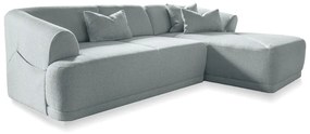Светлосив ъглов диван - Miuform