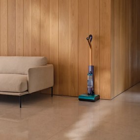 Уред за мокро и сухо почистване Dyson Clean+Wash Hygiene 432030-01, 530/760 мл, 45 мин, 350 м2, 4 режима, Самозадвижване, Сушене на ролката, Пруско синьо/меден