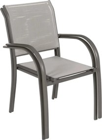 Градински стол Hesperide Piazza, Тъмносив