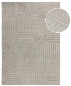 Сив вълнен килим , 120 x 170 cm Zen Garden - Flair Rugs