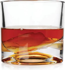 Комплект чаши за уиски LIITON 1009932 Yosemite, 240 мл, 2 бр, Удебелени стени, 3D дъно с форма парк Йосемити, Прозрачен