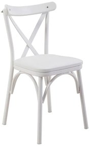 Бял трапезен стол Oliver Sandalyer - Kalune Design