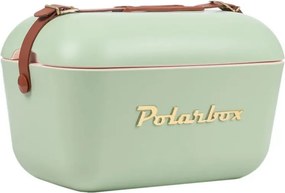 Хладилна чанта Polarbox Gold, 20 литра, AIRPOP полистирол, 5-15C до 24 часа, Зелен/Златист