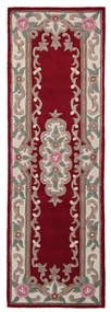 Червен вълнен килим , 67 x 210 cm Aubusson - Flair Rugs