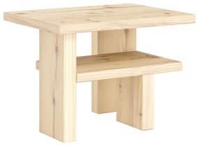 Странична масичка от масивен бор 34x45 cm Japan – Karup Design