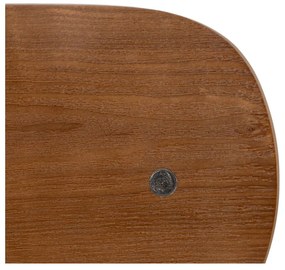 Кафяви и кремави трапезни столове в комплект от 4 броя Moe - Ixia