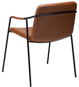 Стол за хранене от кафява изкуствена кожа Boto - DAN-FORM Denmark