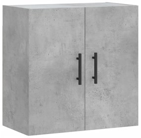 829992 vidaXL Стенен шкаф, бетонно сив, 60x31x60 см, инженерно дърво