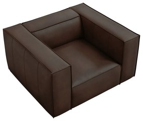 Тъмнокафяв кожен фотьойл Madame - Windsor &amp; Co Sofas