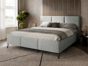 Облегнато легло Loren-Светлосиво-200 x 200