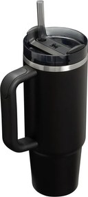 Черен термос със сламка от неръждаема стомана 890 ml Quencher H2.O FlowState™ Tumbler Black 2.0 – Stanley