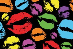 Тапет – Поп арт устни