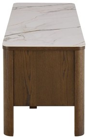 Кафява маса за телевизор от декор от дъб 120x45x40 cm Southampton – Actona