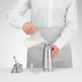 Бутилка от неръждаема стомана за бита сметана , 0,5 л Profi Line - Hendi