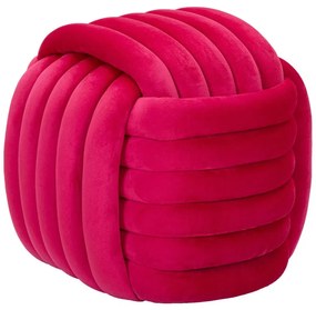 Розова кадифена табуретка Softy – Mauro Ferretti