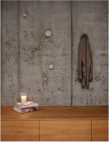 Сиво-бежова пластмасова LED настолна лампа (височина 18 cm) Oblong – Zone