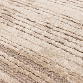 Бежов ръчно изработен килим със смес от вълна 200x290 cm Henley Sand – Asiatic Carpets