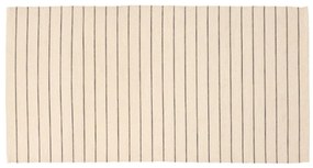 Бежов килим със смес от памук 75x150 cm Line – Södahl