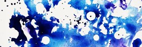 Картина на платно – Артистична синя абстракция