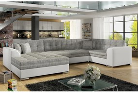 Разтегалелен диван П-образен DARINA, 340x73x190, berlin 01/soft 17, ляв ъгъл