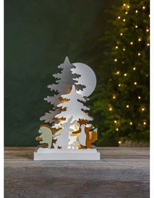Коледна дървена декорация с LED светлини , височина 44 см Forest Friends - Star Trading