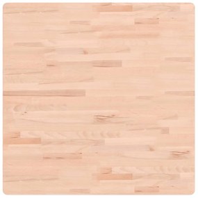 355958 vidaXL Плот за маса 80x80x2,5 см квадратен масивен бук